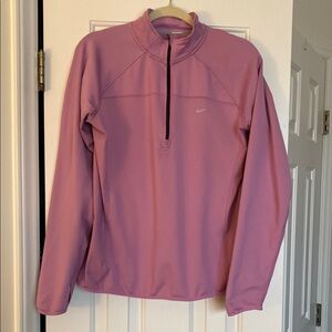 Nike Pink Quarter-Zip Pullover